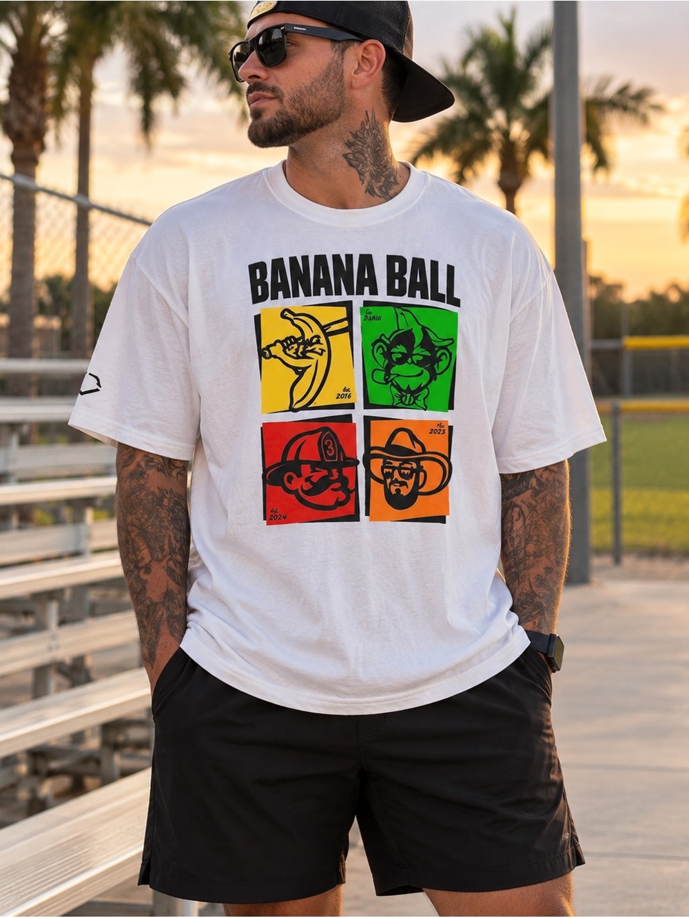 Banana Ball Collector’s T-Shirt EvoShield 2XL Savannah Bananas Baseball Tee